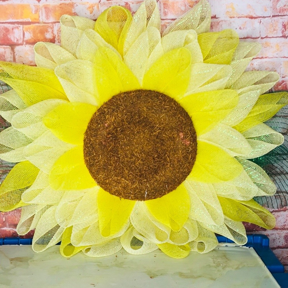 Yellow Sunflower Wall Accent - Home Accents Decor